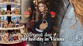 Festive Vienna, MiuMiu Unboxing and Flying to England in Vlogmas day 4 | Tamara Kalinic