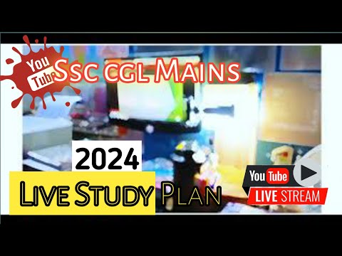 Ssc cgl 2025 study plan  !! Study live with me !! #livestudy #cgl2025 #chsltier2