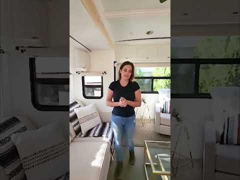 Full walkthrough tour of a renovated RV #longervideo #rvreno #rvtour