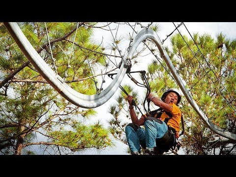 Ride America's Only Zip Line Roller Coaster at Forever Florida