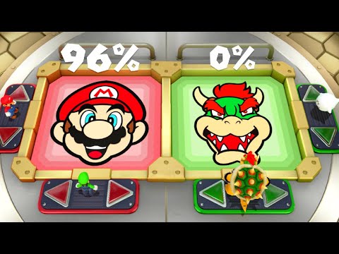 Super Mario Party - Heroes vs Villains Minigame Battle