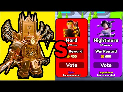 Upgraded Titan Clockman VS EVERY Mode In Toilet Tower Defense..