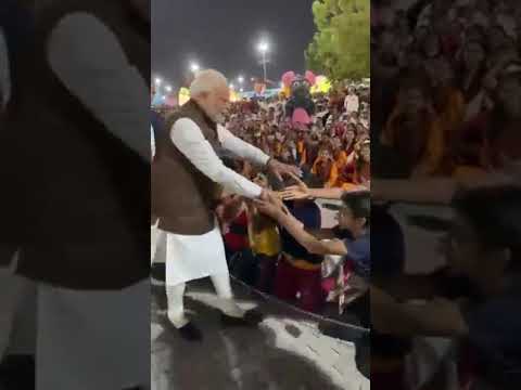 Pm Modi in Ahmedabad, Gujarat