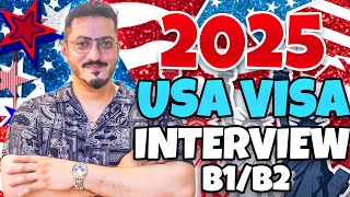 USA B1/B2 VISA INTERVIEW 2025 🇺🇸| USA visa interview preparation 2025 | EATSLEEPTRAVEL with AHQ |