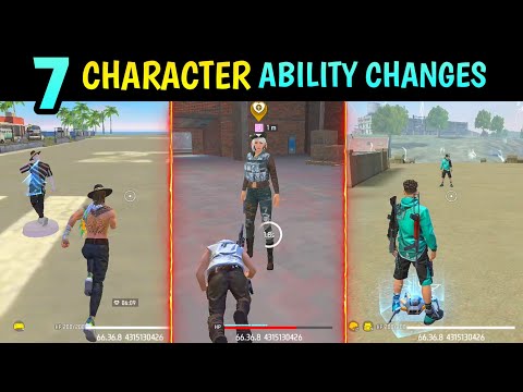 7 Character Ability Changes In New OB44 Update | Glistering Royale & Mystery Shop | Garena Free Fire