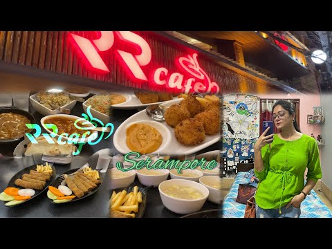 RR CAFE IN SERAMPORE I FOOD REVIEW I FOOD VLOG I BEST CAFE IN TOWN I CRAZY WOMAN