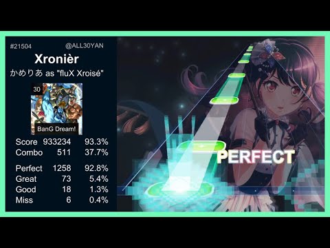 Xronier Bestdori Custom Chart [LEVEL 30] 92.8% CLEAR