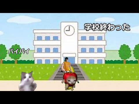 【実話】学校帰りの野○○／猫ミーム#catmemes