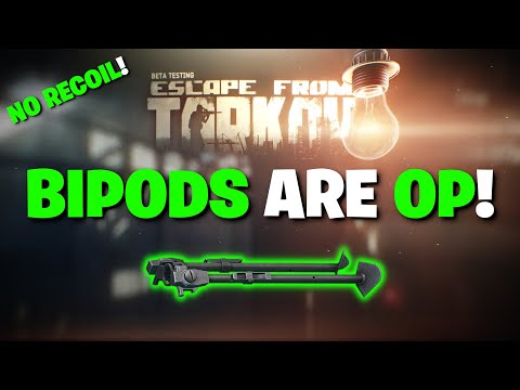 Escape From Tarkov PVE - The NEW Bipods Are SO GOOD! No Recoil, No Sight Sway, & Less Stamina Drain!