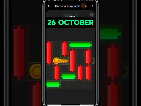 Hamster Kombat Mini Game Puzzle 26 October Today #hamsterkombat