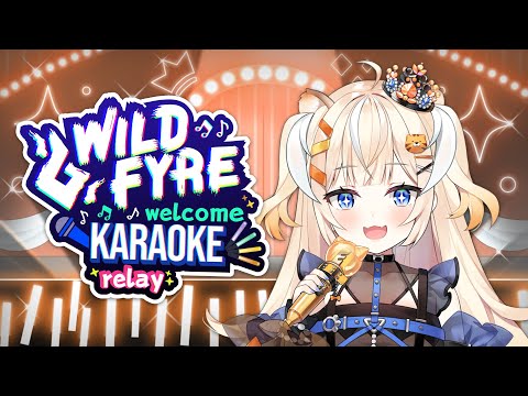 Singing with Kouhais & Senpais🧡 【KARAOKE RELAY】