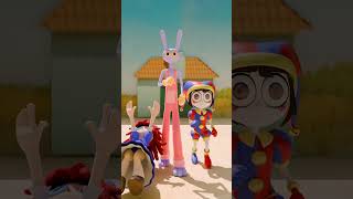 Squid game red green light with The Amazing Digital Circus #funny #shorts #wowtoon #pomni