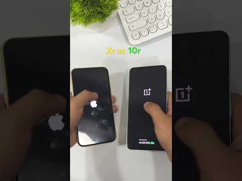 Iphone 11 vs Oneplus 10r Speed Test #shorts