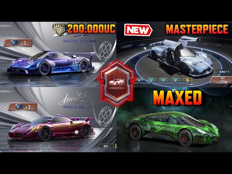 MAXED $200,000UC PAGANI | MASTERPIECE GLACIER PAGANI UNLOCKED - PAGANI SPEED DRIFT