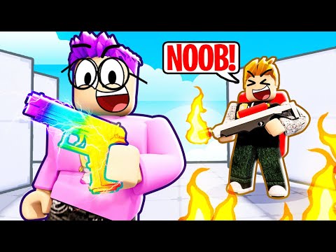 I SCAMMED MY BEST FRIEND In ROBLOX RIVALS!? (PRETENDING TO BE NOOB, THEN USING $10,000,000 WEAPONS!)