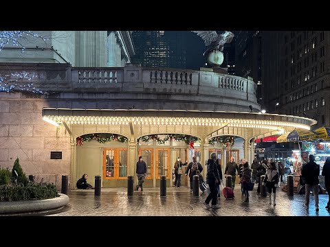 NYC live Last Wednesday Night of 2023 Walking, Midtown Manhattan ,8pm 12/27/2023