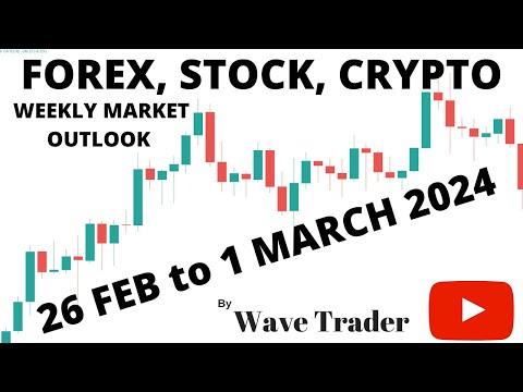 Forex, Stock, Crypto Weekly Market Outlook from 26 FEB to 1 March  2024