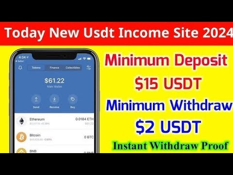 New Usdt Earning Platform | Free Usdt Earning Website Best Usdt Shopping Mall Usdt Eran Website 2024