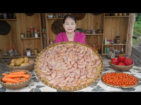 CHICKEN TESTICLES! 3 delicious dishes with chicken testicles, you should try - Amazing cooking video