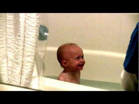 Baby Micah Laughing Hysterically in the Bathtub