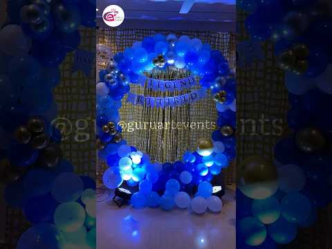 Retirement ceremony Ring Decoration at house party🎈🤩 #guruartevents