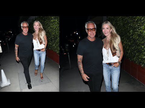 Actor Titus Welliver And Samantha Edge Step Out For Dinner At Giorgio Baldi in Santa Monica!