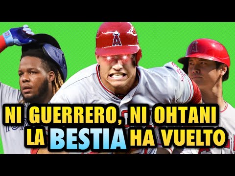 LA BESTIA MIKE TROUT QUIERE SER EL MVP MIENTRAS GUERRERO JR Y OHTANI DUERMEN, MLB BASEBALL SPORTS