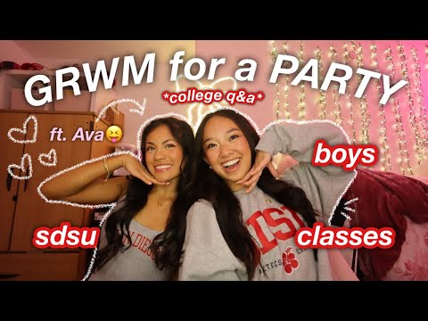 GRWM for a PARTY *college edition*