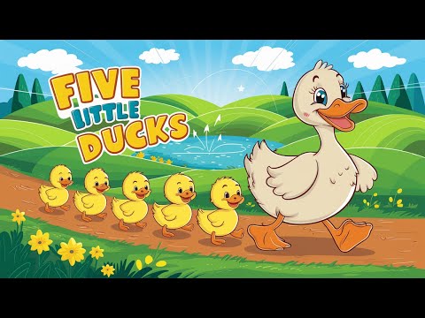 Five Little Ducks - Nursery Rhymes for Kids - Fun Counting Songs & Children's Music