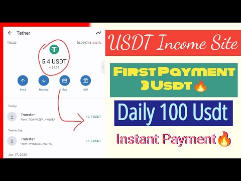 New USDT shopping mall income site | USDT Order grabbing App| Usdt Mining Site