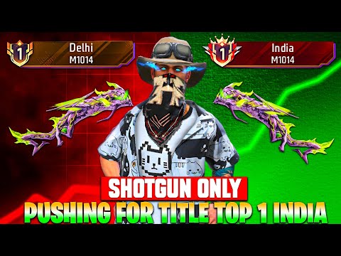 Pushing Top 1 In Shotgun M1014 | Free Fire Solo Rank Pushing With Tips And Tricks | Ep-5