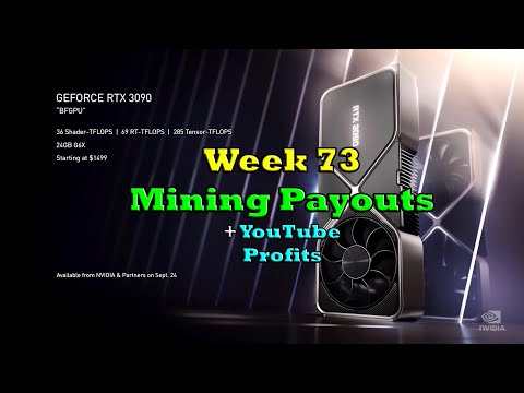 Week 73 | Mining Payouts 9/1/20