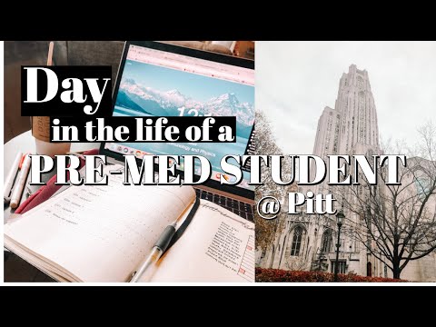 A DAY IN THE LIFE OF A PRE MED STUDENT | Pitt Edition