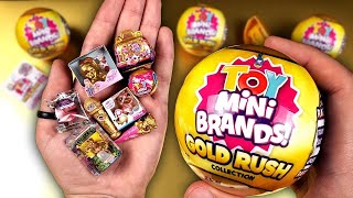 Opening Toy Mini Brands GOLD RUSH - Review, Collector's Guide and More