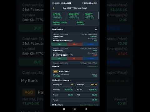 today bank nifty portfolio #tranding #banknifty #intraday #nifty #tradingforex #crypto