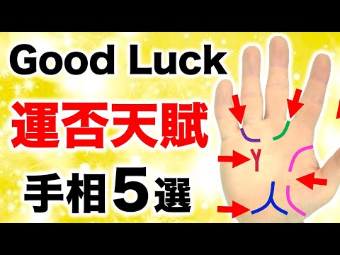 【手相】幸運がやってくる！ラッキー運否天賦手相５選