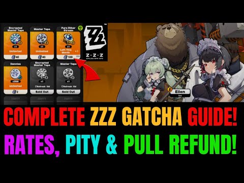 Everything You Need To Know About ZZZ Gatcha System - Pull Rates, Pity System. Reroll & More!!