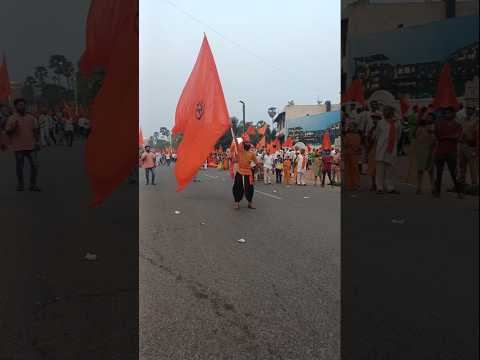 Jai shree Ram bhagawa Flag rotation #martialarts #kalaripayattu #silambam