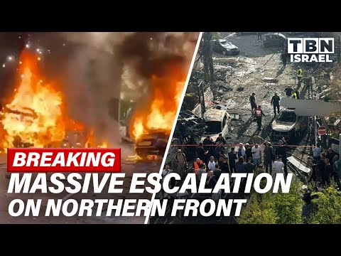 BREAKING: WAR on Israel’s Northern Front; MASSIVE ROCKET BARRAGES & IDF Strikes Lebanon | TBN Israel