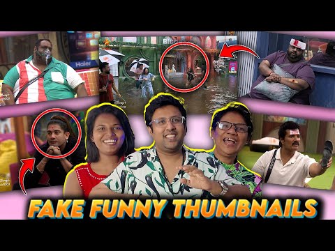 யார் பார்த்த வேலை டா இது 😂 Funny Bigg Boss Thumbnails | Ramstk Family