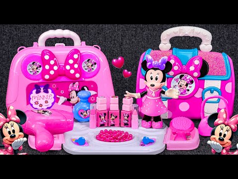 65 Minutes Make Up Set | Satisfying Unboxing Disney Minnie Mouse Collection ASMR |Tina Unboxing Toys