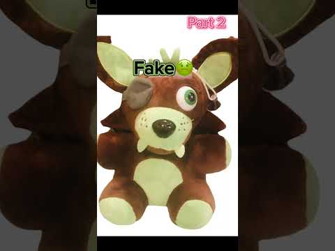 Fnaf plushies real vs fake part 2 #fnafplushies #fnaf #shorts