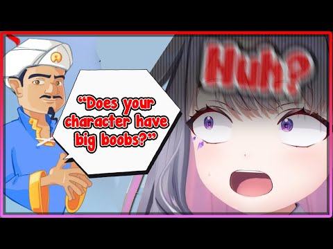 [ENG SUB/Hololive] Biboo trying to play Akinator but it keep making sus questions