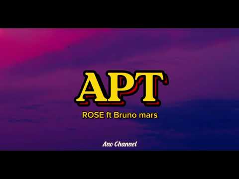 Reupload ROSÈ feat Bruno mars (lyrics) @roses_are_rosie @brunomars ​⁠ ​⁠#trending #apt