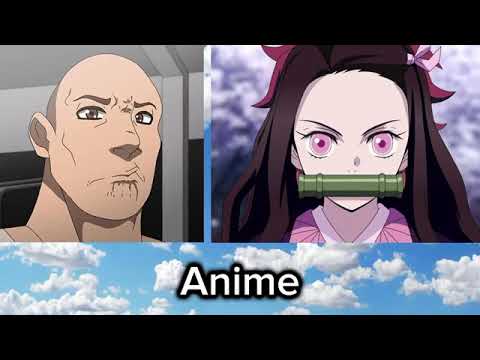 anime or Reddit of demonslayer crushs therockreaction worth it#anime#edit#memes#funny#viral#trending