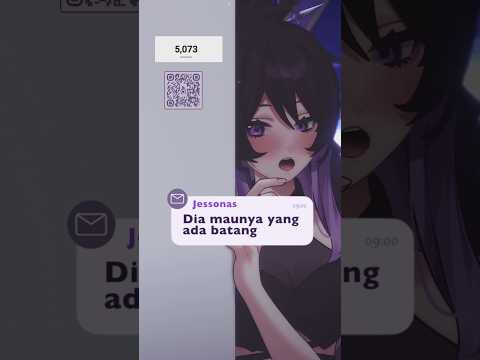 terus knp kamu nonton aku yang batangless? 😞 #vtuber #njejessie #shorts