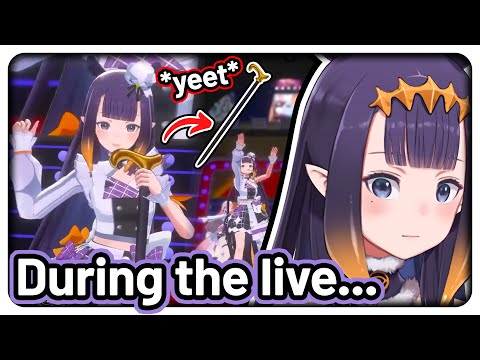 What was Ina thinking when she tossed the cane during Myth Anniversary Live? 【Hololive EN】