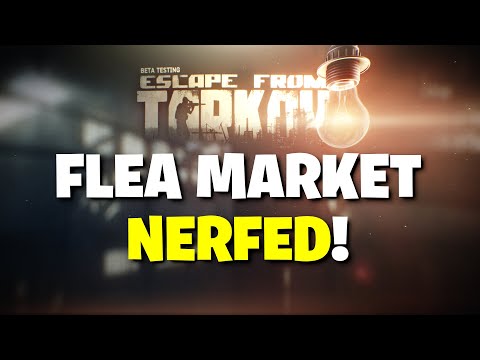 Escape From Tarkov PVE - They NERFED The Flea Market? NEW Flea Market LIMITS!