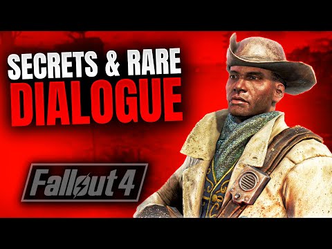 Fallout 4 - 10 SECRETS and Rare Dialogue You Probably Missed