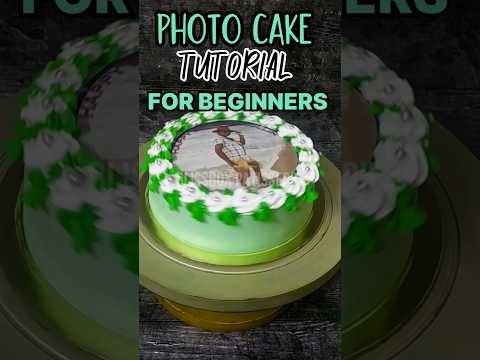 HOW TO MAKE CAKE WITH EDIBLE 😋SUGAR SHEET/FONDANT SHEET😍|PHOTO CAKE#fypシ #viral #cake #shorts #short